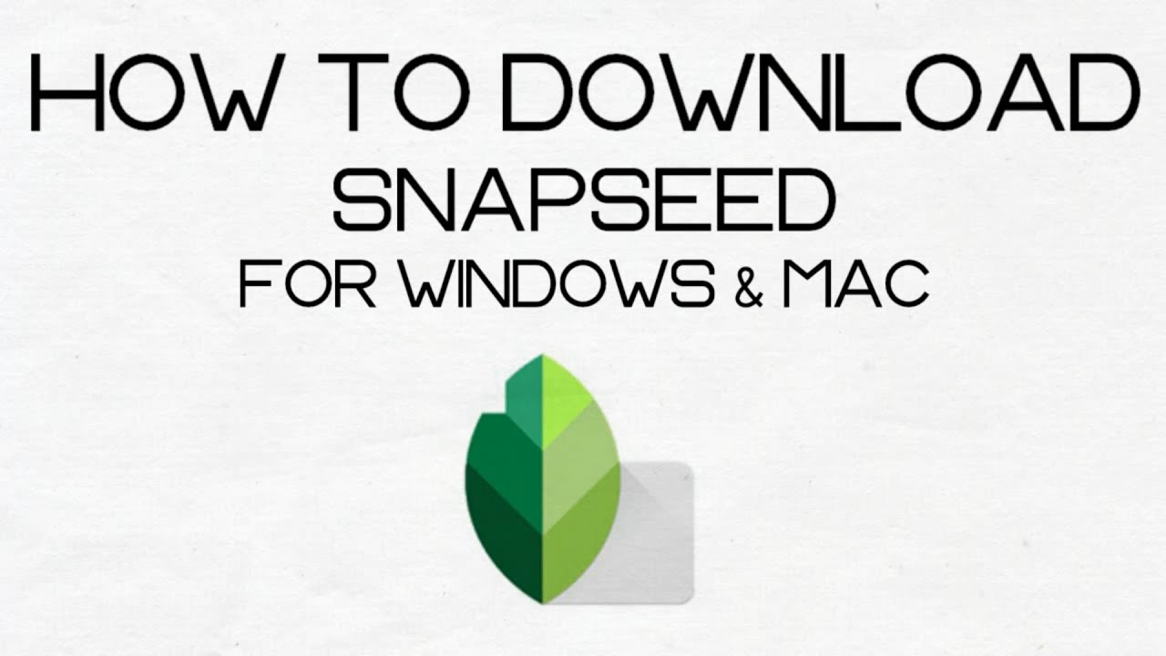 snapseed for mac laptop